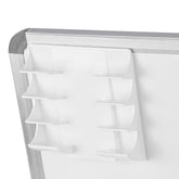OBASIX® Whiteboard Marker Holder (Magnetic) for School College Office|with Two Super Strong Magnets | Material: ABS (White)