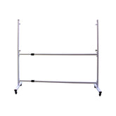 OBASIX® Portable Revolving Movable Whiteboard Stand for School College Office | With 2 Inch Lockable Wheels|Appropriate for 6ft to 8ft White Boards