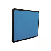OBASIX® Superior Series Pin-up Bulletin Notice Board (1.5x2 Feet) Turquoise Blue for School College Offices  | Powder Coated Black Frame SPBPCBTB4560