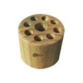 OBASIX® Wooden Pen Stand for Study Table Office Desk Organizer|Natural Wooden Round Pen Pencil Holder|Unique Design Stationary Storage-PS04