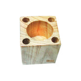 OBASIX® Wooden Pen Stand for Study Table Office Desk Organizer|Natural Wooden Pen Pencil Holder|Unique Design Stationary Storage-PS03