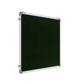 OBASIX® Classic Series Pin Up Bulletin Notice Board (1x2Feet) Green for School College Office | Natural Finesse Aluminium Frame CPBG3060