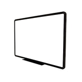 OBASIX® Superior Series Whiteboard 4x8 Feet (Magnetic) | Power Black Coated Aluminium Frame SMWBPCB120240