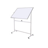 OBASIX® 3x4 ft Double-Sided Magnetic Dry Erase Board with Mobile Whiteboard Stand – , 360° Rotating & Easy Roll, Ideal for Office, School & Meeting Room