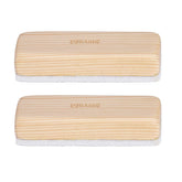 OBASIX® Non Magnetic Wooden White Board Duster|White Board ,Chalk Board,Glass Boards Writing Erasing Wooden Duster (Set of 2 Pcs)