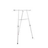 OBASIX® Clip Adjstable Heavy-Duty Tripod Stand | Powder Coated White | Tripod Display Stand for Whiteboard, Notice Board, Blackboard | Supports Up to 2x4 Ft boards | Ideal for Office, Presentation, Display & Advertising