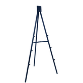 OBASIX® 5FT Heavy-Duty Folding Easel Stand | Tripod Display Stand for Whiteboard, Notice Board, Blackboard | Supports Up to 4x4 Ft boards | Ideal for Office, Presentation, Display & Advertising | Powder-Coated Black