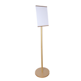 OBASIX® Metal Display Stand with A3 Acrylic Sheet With Angle Adjustment |Powder Coated Golden