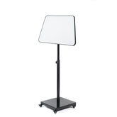 OBASIX® Magnetic Whiteboard with Movable and Height Adjustable Stand and 2 inches Lockable Wheels |Powder Coated Black