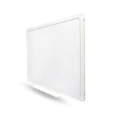 OBASIX® 1.5x2 Feet Ceramic Steel Magnetic Whiteboard | Premium Dry Erase Writing Board with Powder Coated White Heavy Duty Aluminium Frame | Scratch, Stain & Ghost Resistant | Heavy Duty Office, School & Classroom Whiteboard