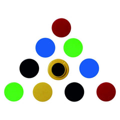 OBASIX® 40 mm Magnets for Whiteboards | Pack of 10 pcs | Colourful Magnetic Buttons