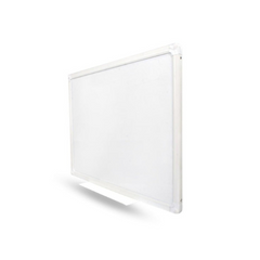 OBASIX® Superior Series Non-Magnetic White Board 1.5x2 Feet  | Heavy Aluminium Frame White SWBPCW4560