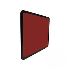 OBASIX® Superior Series Pin-up Bulletin Notice Board (2x3 Feet) Maroon for School College Office | Powder Coated Black Frame SPBMPCB6090