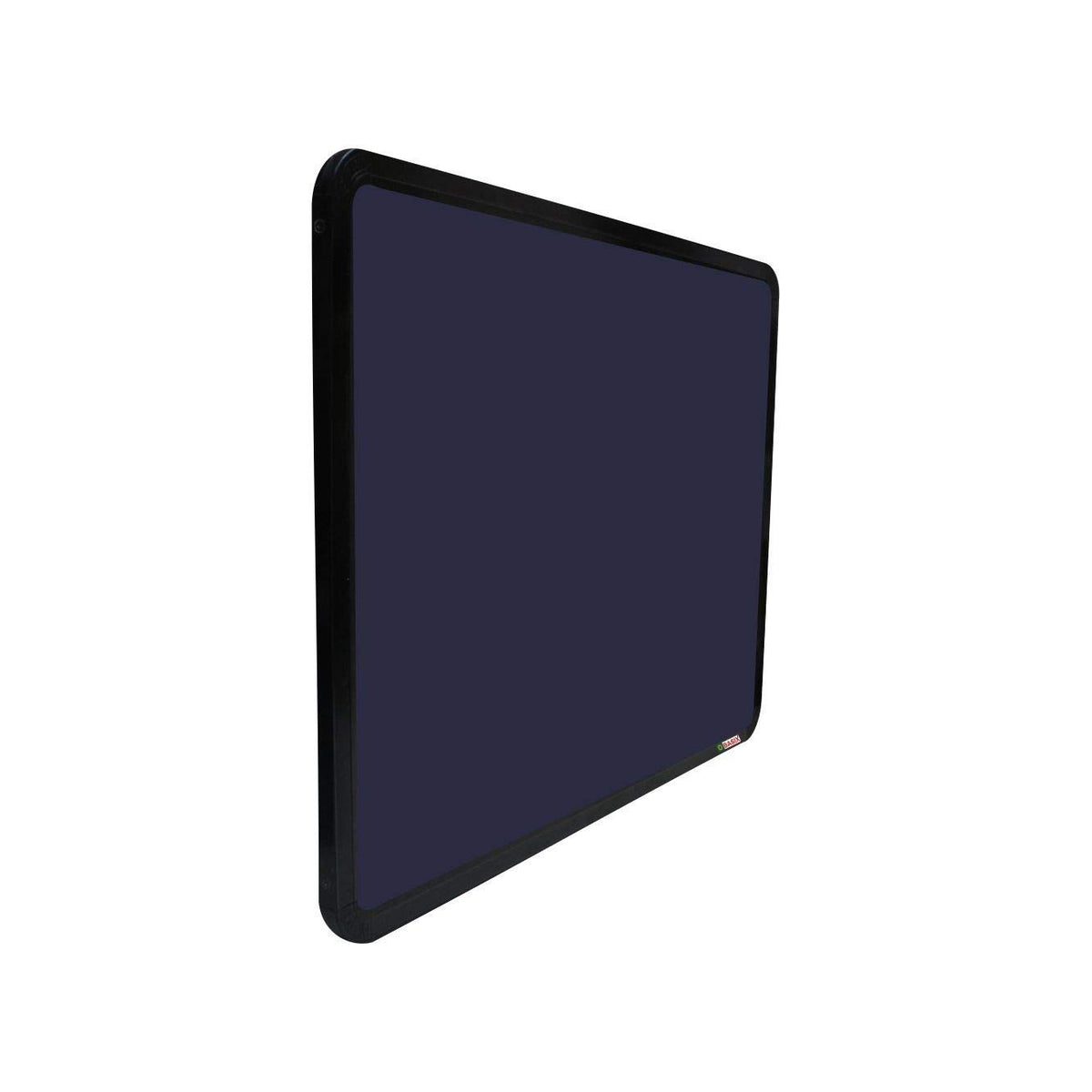 OBASIX® Superior Series Pin-up Bulletin Notice Board (3x4 Feet) Blue for School College Office | Powder Coated Black Frame SPBBPCB90120