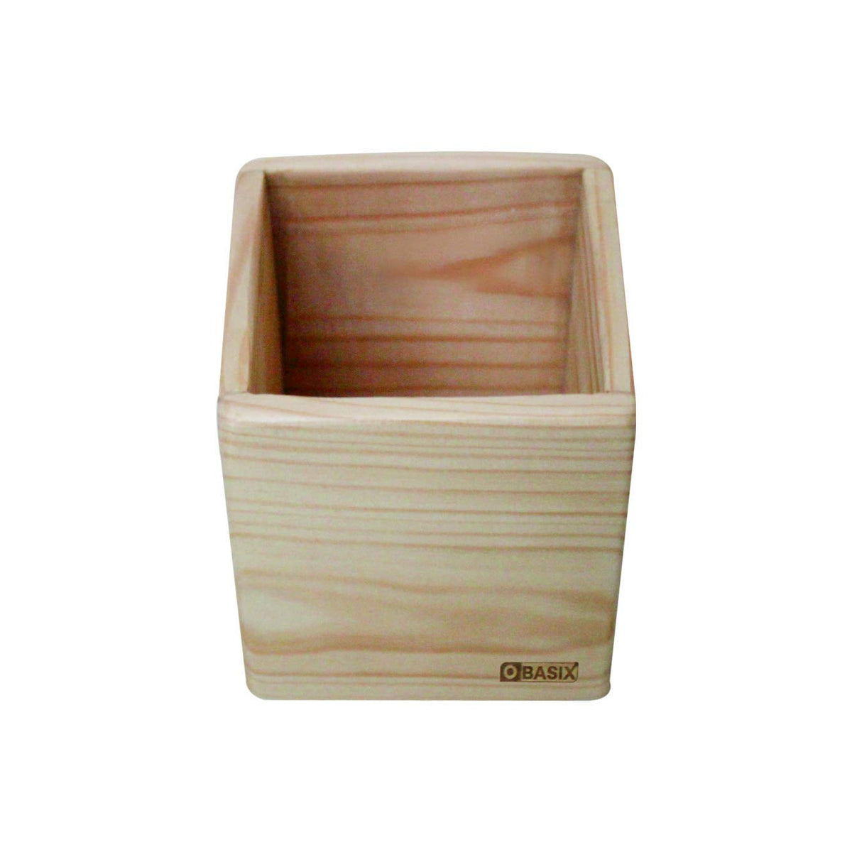 OBASIX® Wooden Pen Stand for Study Table Office Desk Organizer|Natural Wooden Pen Pencil Holder Stationary Storage-PS01