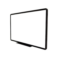 OBASIX® Superior Series Whiteboard 4x8 Feet (Magnetic) | Power Black Coated Aluminium Frame SMWBPCB120240