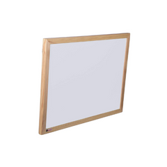 OBASIX® White board 1.5x 2 Feet( Magnetic) natural pine wood with 2 magnets (40 mm)