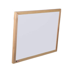 OBASIX® White Board 1.5 x 2 feet (Non-Magnetic) Natural Pine Wood PWWB4560