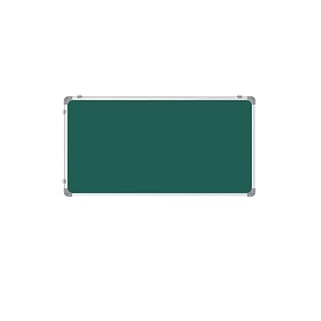 OBASIX® Classic Series Double-Sided 1.5x2 Feet (Non-Magnetic) Whiteboard and Green Chalkboard | Aluminium Frame CWGBDS4560