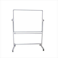 OBASIX® Premium 360 Degree Revolving Whiteboard Stand | Width Adjustable Mobile Board Stand with Lockable Wheels | Heavy Duty Powder Coated Frame | Fits 5ft to 8ft Whiteboards