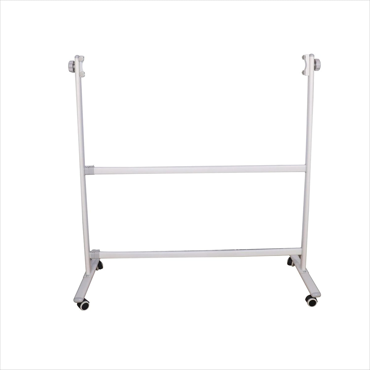 OBASIX® Premium 360 Degree Revolving Whiteboard Stand | Width Adjustable Mobile Board Stand with Lockable Wheels | Heavy Duty Powder Coated Frame | Fits 5ft to 8ft Whiteboards