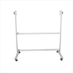 OBASIX® Premium 360 Degree Revolving Whiteboard Stand | Width Adjustable Mobile Board Stand with Lockable Wheels | Heavy Duty Powder Coated Frame | Fits 5ft to 8ft Whiteboards