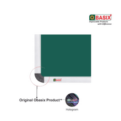 OBASIX® Green Chalk Board Ceramic Steel (Magnetic) Superior Series | Natural Finesse Heavy Aluminium Frame