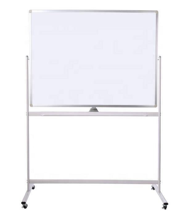 OBASIX® 3x4 ft Double-Sided Magnetic Dry Erase Board with Mobile Whiteboard Stand – , 360° Rotating & Easy Roll, Ideal for Office, School & Meeting Room
