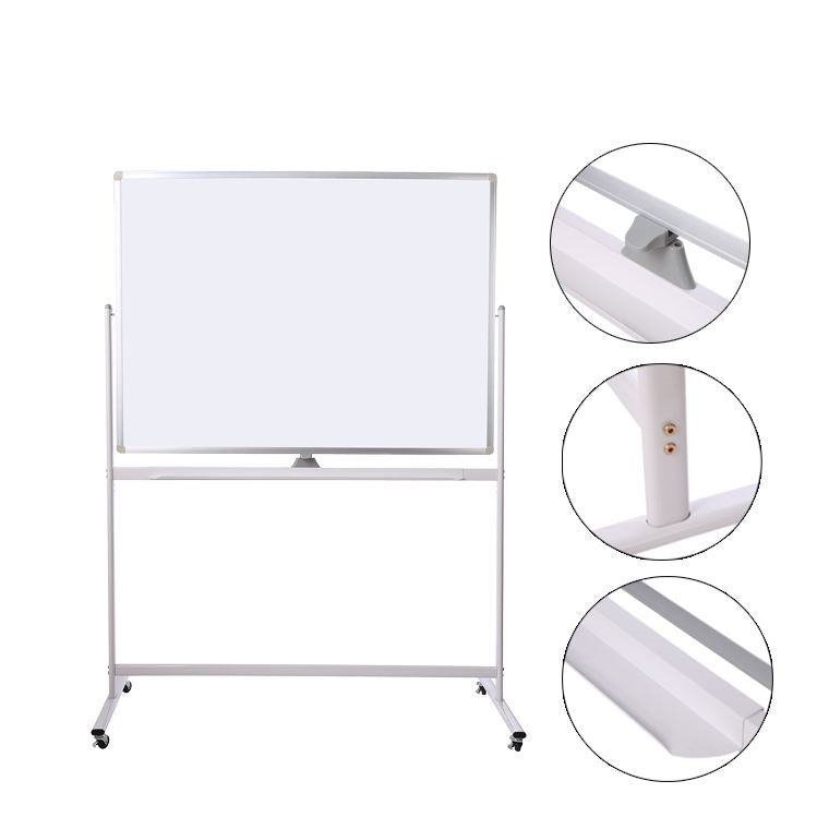 OBASIX® 3x4 ft Double-Sided Magnetic Dry Erase Board with Mobile Whiteboard Stand – , 360° Rotating & Easy Roll, Ideal for Office, School & Meeting Room