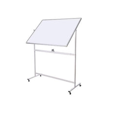 OBASIX® 3x4 ft Double-Sided Magnetic Dry Erase Board with Mobile Whiteboard Stand – , 360° Rotating & Easy Roll, Ideal for Office, School & Meeting Room