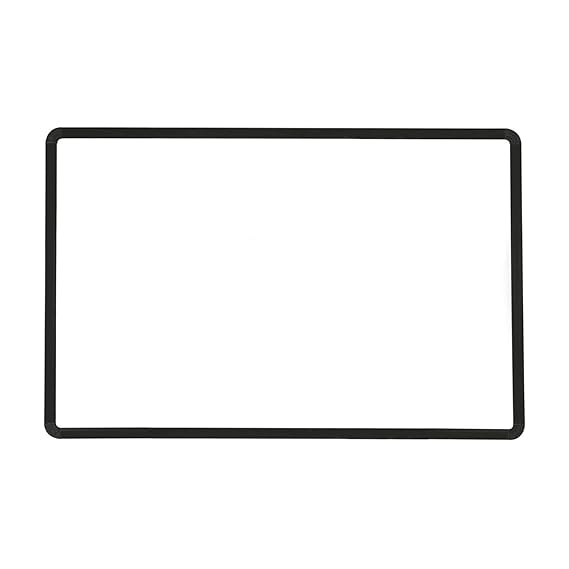OBASIX® Superior Series White Board 1.5x2 Feet (Non-Magnetic) | Heavy Aluminium Frame Black SWBPCB4560