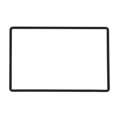OBASIX® Superior Series White Board 1.5x2 Feet (Non-Magnetic) | Heavy Aluminium Frame Black SWBPCB4560