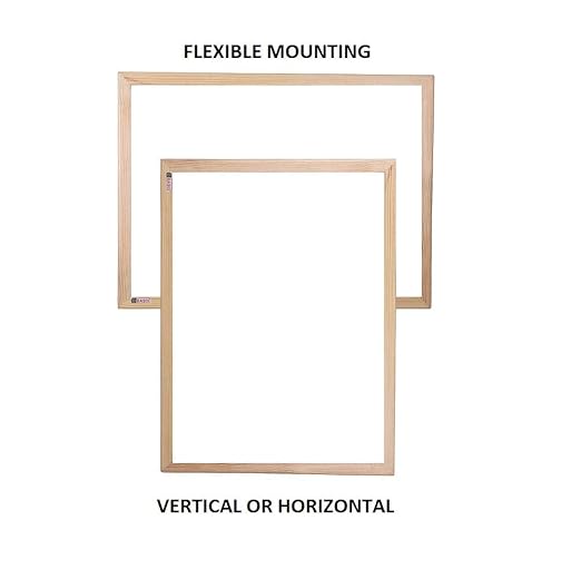 OBASIX® White Board 2x3 feet (Magnetic) Natural Finesse Pine Wood | PWMWB6090
