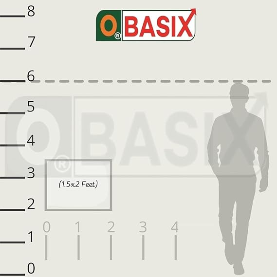 OBASIX® Classic Series Combination Board 1.5x2 Feet (Non-Magnetic Whiteboard with Green Pin-up Notice Board) | Aluminium Frame CWBPBG4560