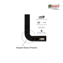 OBASIX® Superior Series White Board 1.5x2 Feet (Non-Magnetic) | Heavy Aluminium Frame Black SWBPCB4560