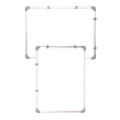 OBASIX® Classic Series White Board 1.5x2 Feet (Magnetic) | Light Weight Aluminium Frame CMWB4560