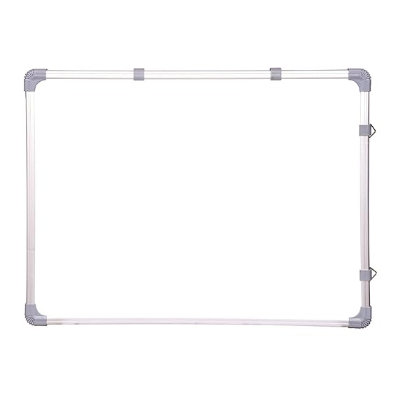 OBASIX® Classic Series White Board 1x1.5 Feet (Magnetic) | Light Weight Aluminium Frame CMWB3045