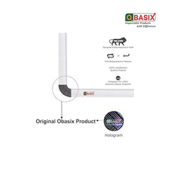 OBASIX® Superior Series White Board 2x3 Feet Magnetic  | Heavy Aluminium Frame Natural Finesse SMWB6090
