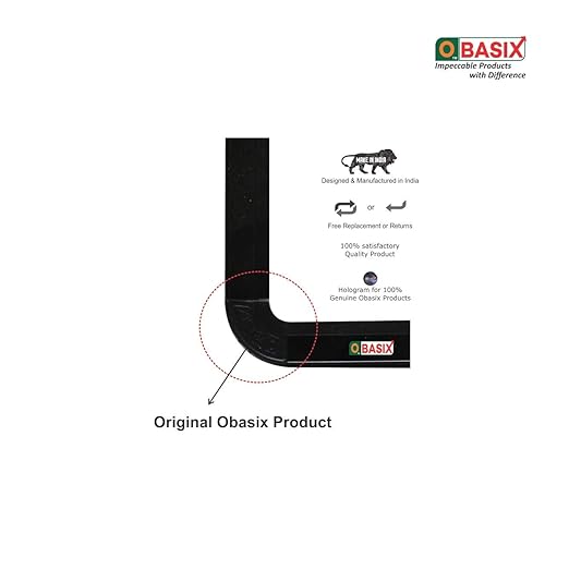 OBASIX® Superior Series Magnetic White Board 3x4 Feet | Heavy Aluminium Frame Black SMWBPCB90120