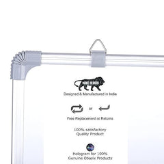 OBASIX® Classic Series White Board 1x1.5 Feet (Magnetic) | Light Weight Aluminium Frame CMWB3045