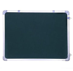 OBASIX® Classic Series Pin Up Bulletin Notice Board (1x2Feet) Green for School College Office | Natural Finesse Aluminium Frame CPBG3060