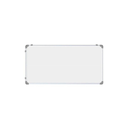 A dual side white board with a lightweight aluminum frame, designed for easy writing and magnet sticks on both sides.