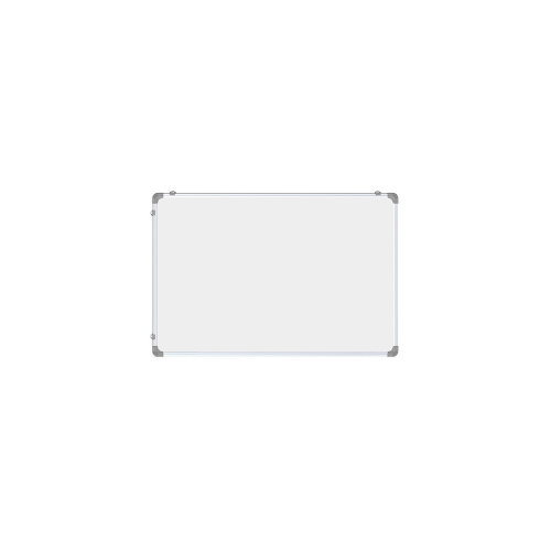 A white non-magnetic whiteboard with a light weight aluminium frame, displaying no visible branding or markings.