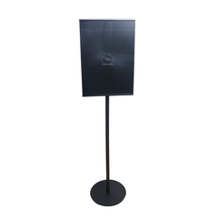 OBASIX® Metal Display Stand with A3 Acrylic Sheet With Angle Adjustment |Powder Coated Black (Black A3)