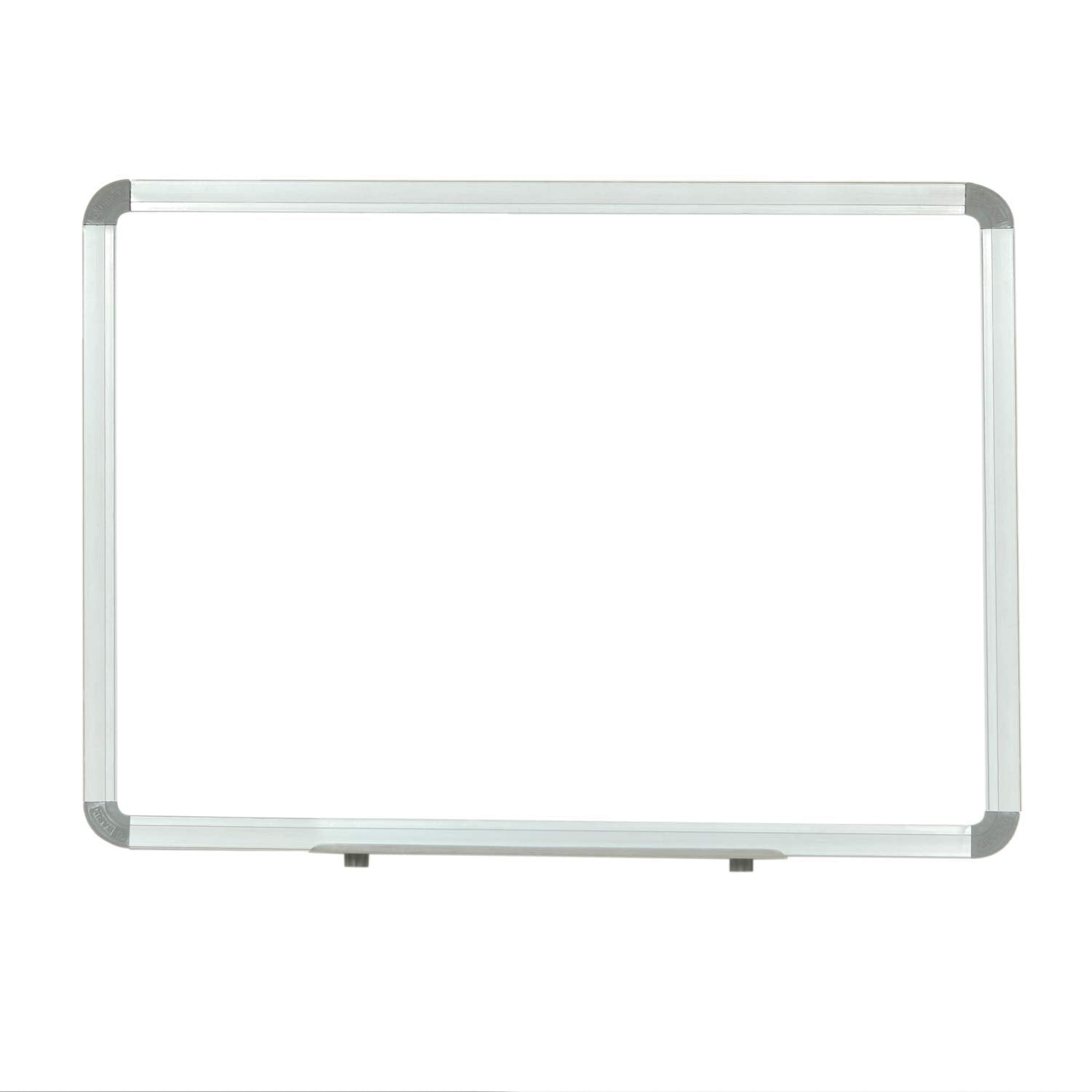 OBASIX® Superior Series White Board Ceramic Steel (Magnetic) 3x3 Feet | Natural Finesse Heavy Aluminium Frame SCWB9090