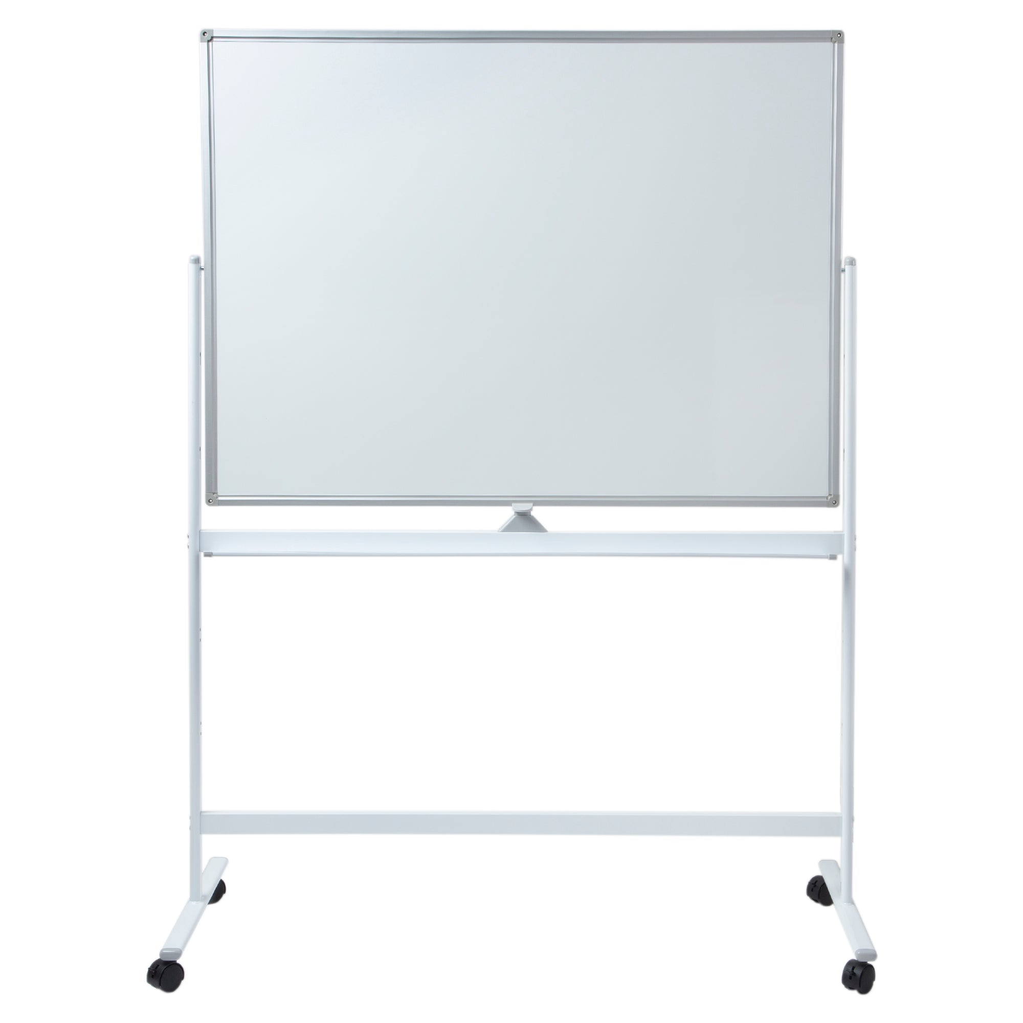 OBASIX® 3x4 ft Double-Sided Magnetic Dry Erase Board with Mobile Whiteboard Stand – , 360° Rotating & Easy Roll, Ideal for Office, School & Meeting Room