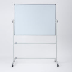 OBASIX® Premium 360 Degree Revolving Whiteboard Stand | Width Adjustable Mobile Board Stand with Lockable Wheels | Heavy Duty Powder Coated Frame | Fits 5ft to 8ft Whiteboards