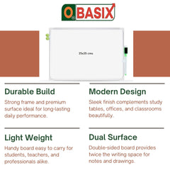 OBASIX® Magnetic Whiteboard Slate 30x40 for Kids