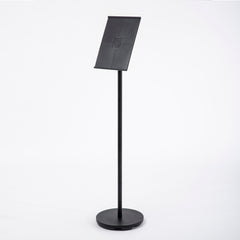 OBASIX® Metal Display Stand with A3 Acrylic Sheet With Angle Adjustment |Powder Coated Black (Black A3)