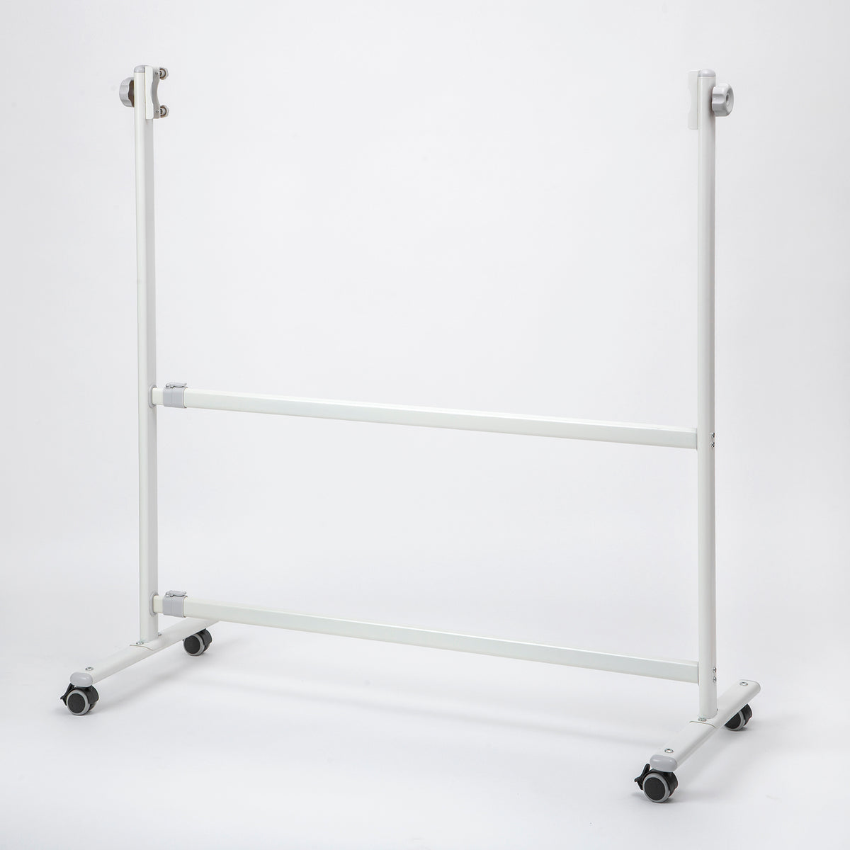 OBASIX® Premium 360 Degree Revolving Whiteboard Stand | Width Adjustable Mobile Board Stand with Lockable Wheels | Heavy Duty Powder Coated Frame | Fits 5ft to 8ft Whiteboards